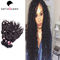Krullende Dubbele Getrokken Haaruitbreidingen, Natuurlijk Zwart Rang7a Maagdelijk Haar leverancier