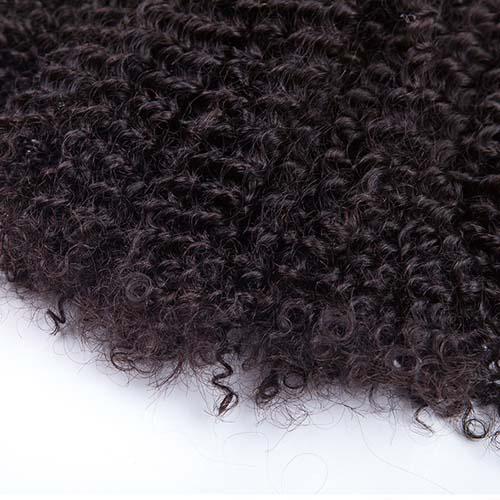 Het ruwe Zachte Maagdelijke Krullende Braziliaanse Maagdelijke Menselijke Haar van Haar Dikke en Schone Wefted