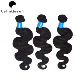 China 7A Braziliaanse Maagdelijke Menselijk Haaruitbreiding, Zwart Maagdelijk Remy-Haarweefsel leverancier