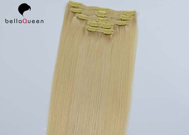 China Onverwerkte ruwe   klem   in   het menselijke   haar van haar  uitbreidingen  , Rang7a maagdelijk haar leverancier